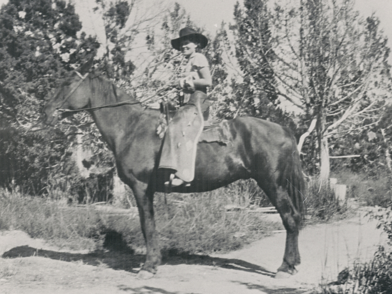 Elsie on a horse 6x8 edit Elsie on a horse 6x8 edit