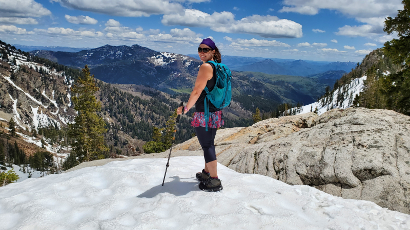 view of Timp along the way to Silver Glance Lake view of Timp along the way to Silver Glance Lake